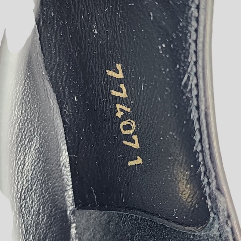 Celine Leather Lace-Up Derby Shoes Black Size 39 - Picture 8 of 8